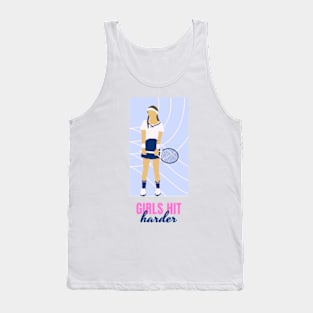 Tennis Girls Hit Harder Tank Top